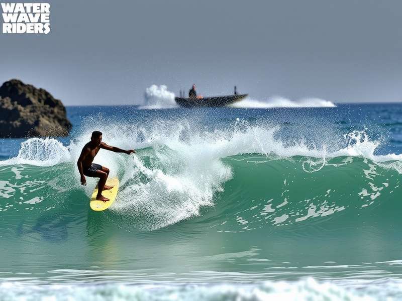 Water Wave Riders Indian Players Surfing